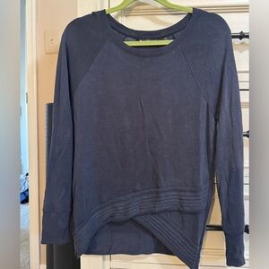 Athleta Dark Blue Crew Neck XS